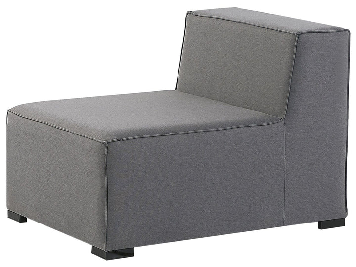 Arezzo Garden Sofa with Ottoman 4 Seater Modular Grey