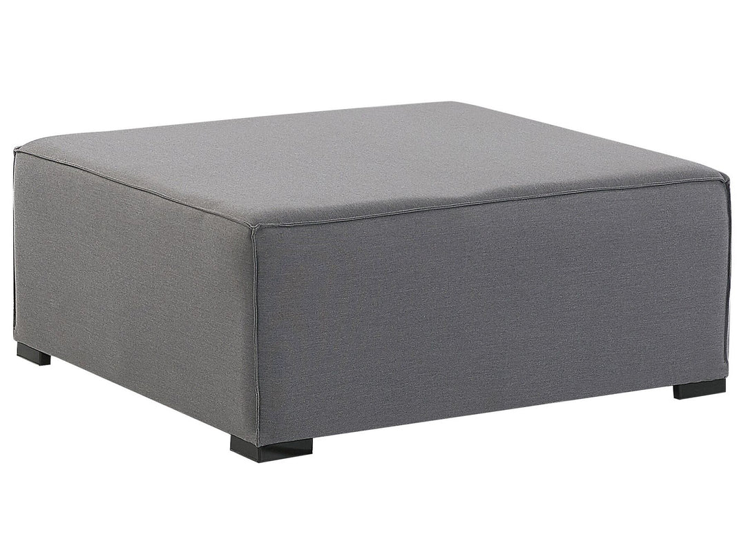 Arezzo Garden Sofa with Ottoman 4 Seater Modular Grey
