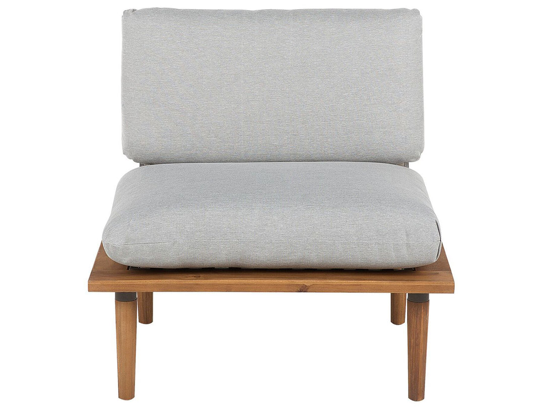 Frascati Garden Lounge Set with Table 2 Seater Certified Acacia Wood Light Grey