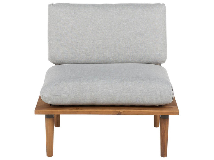 Frascati Garden Lounge Set with Table 2 Seater Certified Acacia Wood Light Grey