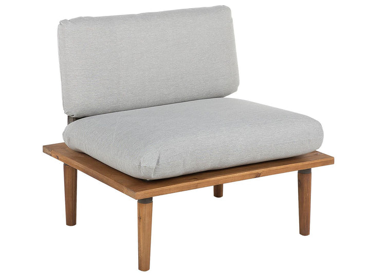 Frascati Garden Lounge Set with Table 2 Seater Certified Acacia Wood Light Grey