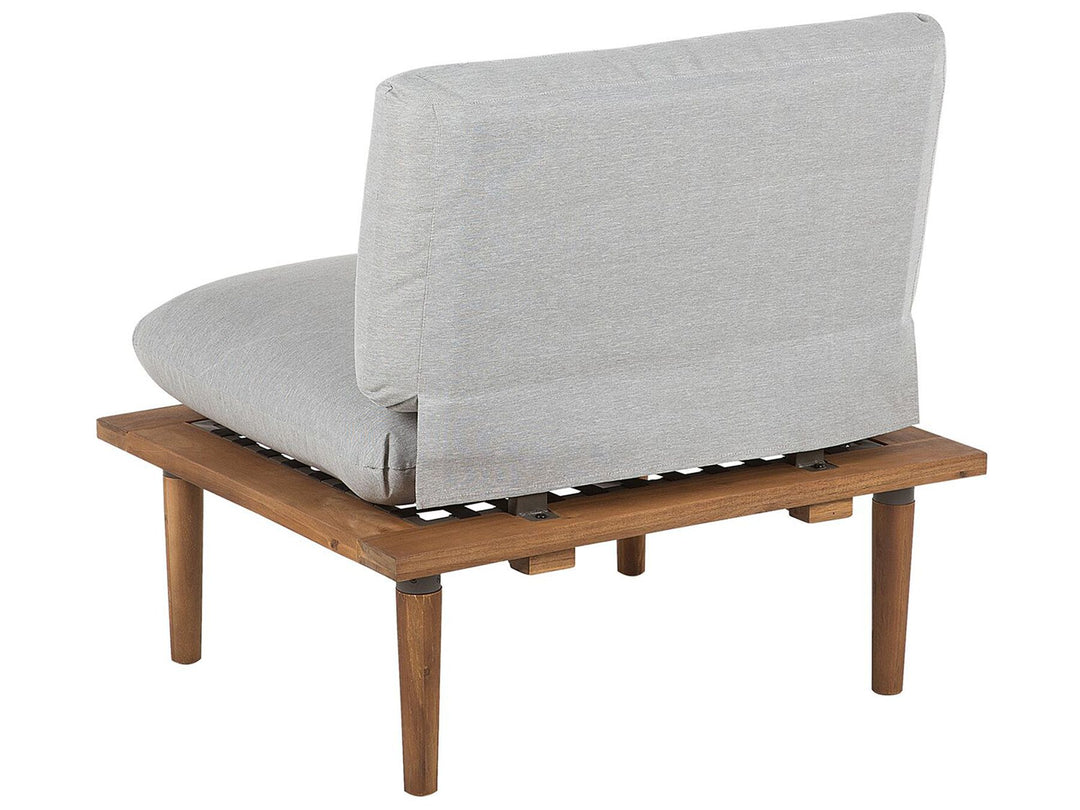 Frascati Garden Lounge Set with Table 2 Seater Certified Acacia Wood Light Grey