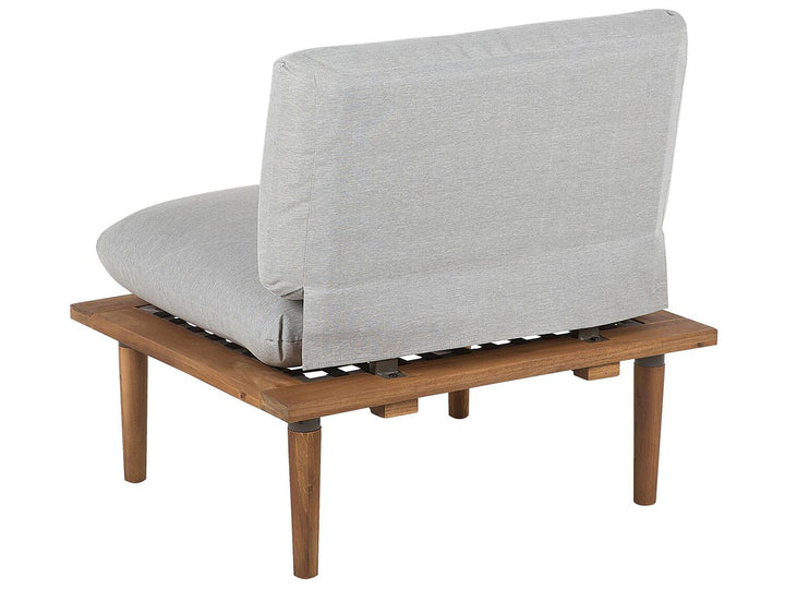 Frascati Garden Lounge Set with Table 2 Seater Certified Acacia Wood Light Grey