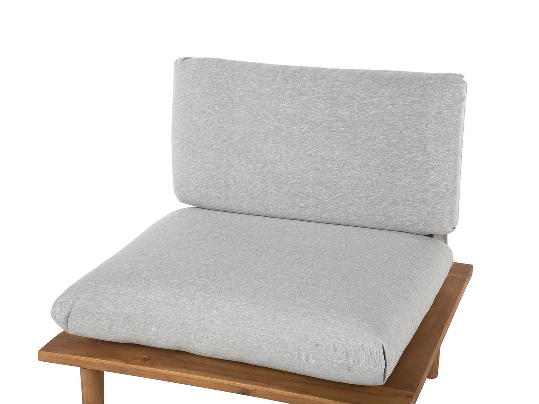 Frascati Garden Lounge Set with Table 2 Seater Certified Acacia Wood Light Grey