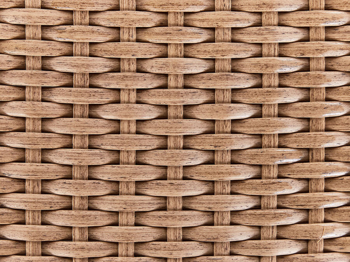 Severo Garden Lounge Set with Table 9 Seater PE Rattan Sand Beige