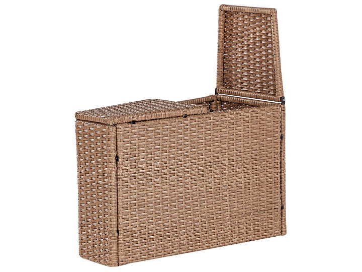 Severo Garden Lounge Set with Table 9 Seater PE Rattan Sand Beige