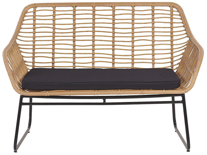 Minori Garden Lounge Set with Table 4 Seater PE Rattan Beige