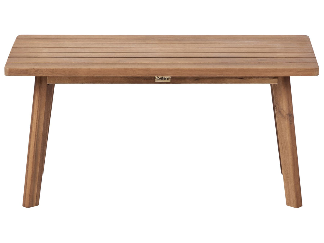 Arenella Garden Lounge Set with Table 4 Seater Certified Acacia Wood Light Beige