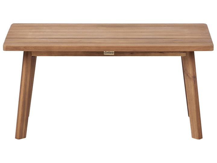 Arenella Garden Lounge Set with Table 4 Seater Certified Acacia Wood Light Beige