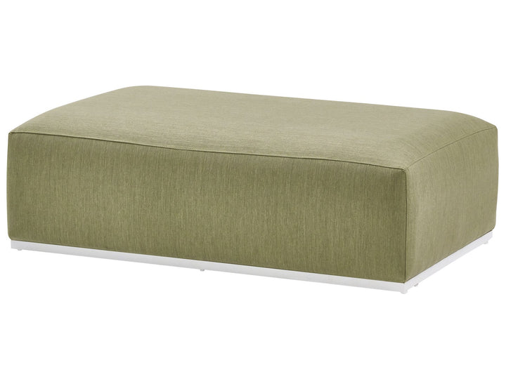 Battifollo Garden Corner Sofa with Ottoman 7 Seater Modular Olive Green
