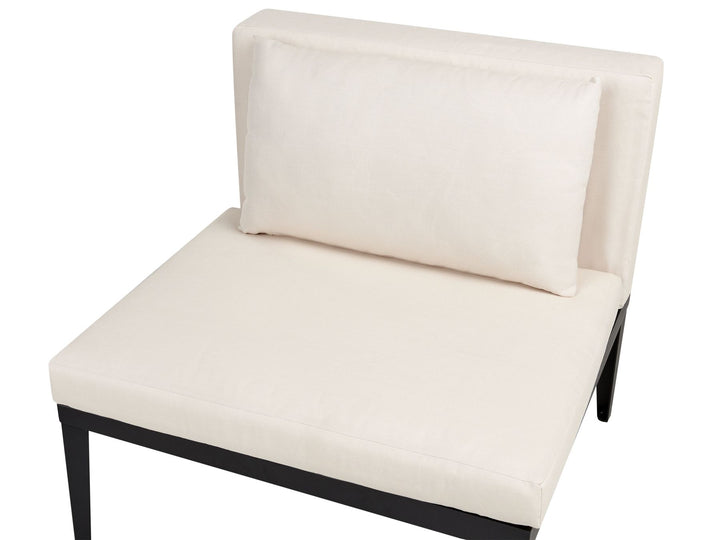 Bracciano Garden Corner Sofa with Table 4 Seater Left Hand Certified Acacia Wood Light Beige