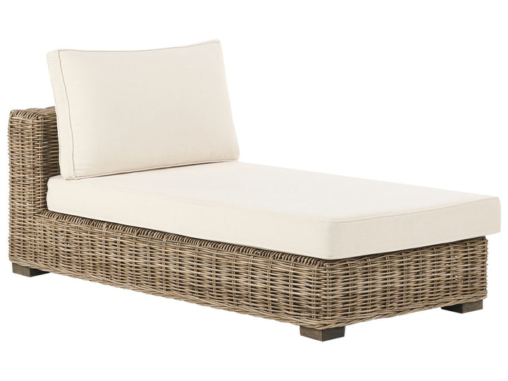 Varallo Garden Lounge Set with Table 4 Seater Left Hand Rattan Grey