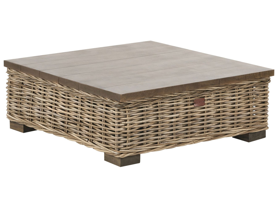 Varallo Garden Lounge Set with Table 4 Seater Left Hand Rattan Grey