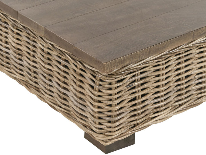 Varallo Garden Lounge Set with Table 4 Seater Left Hand Rattan Grey