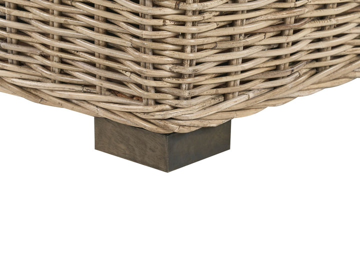 Varallo Garden Lounge Set with Table 4 Seater Left Hand Rattan Grey