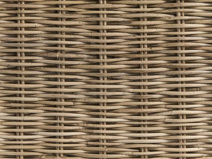 Varallo Garden Lounge Set with Table 4 Seater Left Hand Rattan Grey