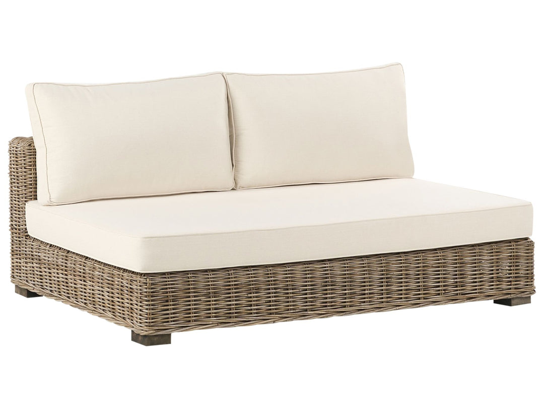 Varallo Garden Lounge Set with Table 4 Seater Left Hand Rattan Grey
