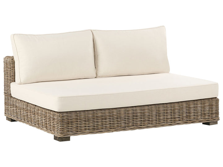 Varallo Garden Lounge Set with Table 4 Seater Left Hand Rattan Grey