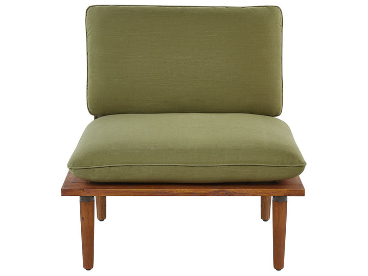 Frascati Garden Lounge Set with Table 4 Seater Certified Acacia Wood Olive Green