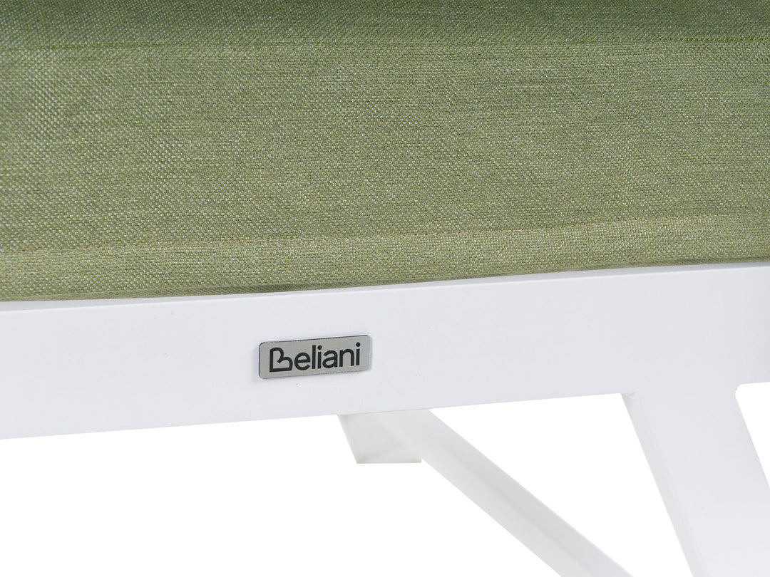 Coccorino Garden Corner Sofa with Table 5 Seater Metal Green
