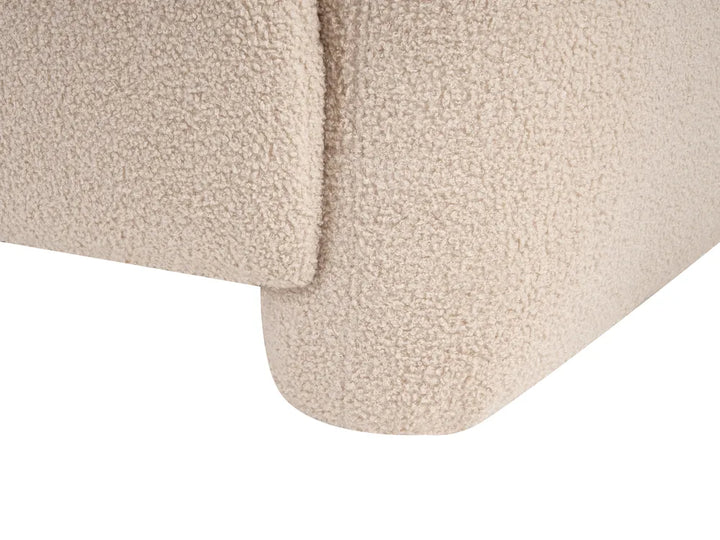 Sofa 3 Seater Boucle Beige Aishe