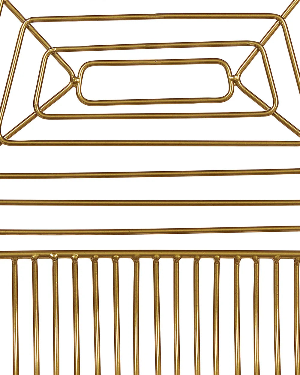 Set of 2 Dining Chairs Metal Gold Heyer