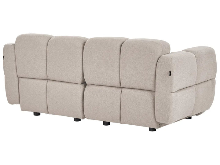 Modular Sofa 2 Seater Fabric Beige Norcross