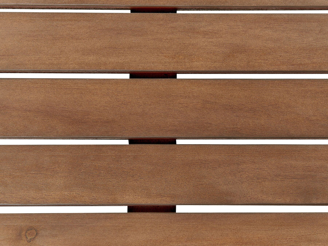 Amantea Extending Garden Dining Table 160/220 cm 90 cm Acacia Wood Dark Brown