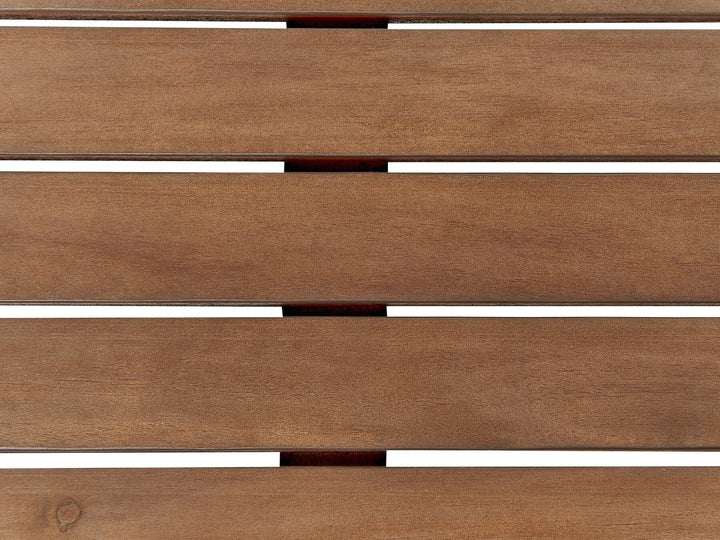 Amantea Extending Garden Dining Table 160/220 cm 90 cm Acacia Wood Dark Brown