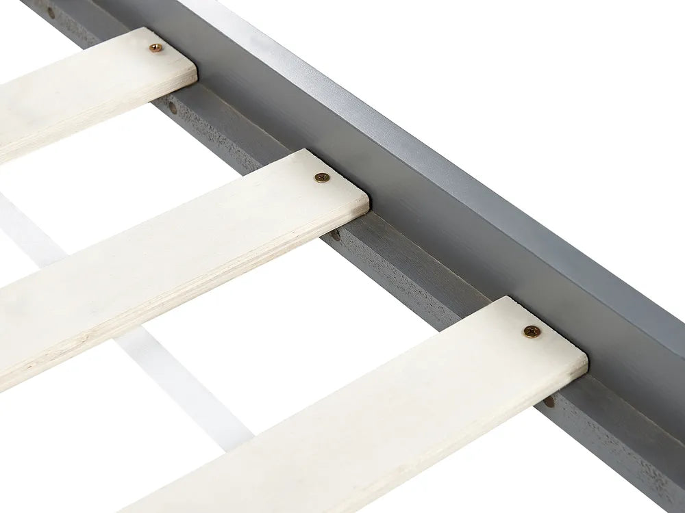 Kids Bed House Pine Wood 90 x 200 cm (EU Single) Grey