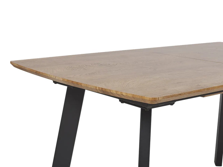 Extending Dining Table Dark Brown 160/200 cm 90 cm Sardinia