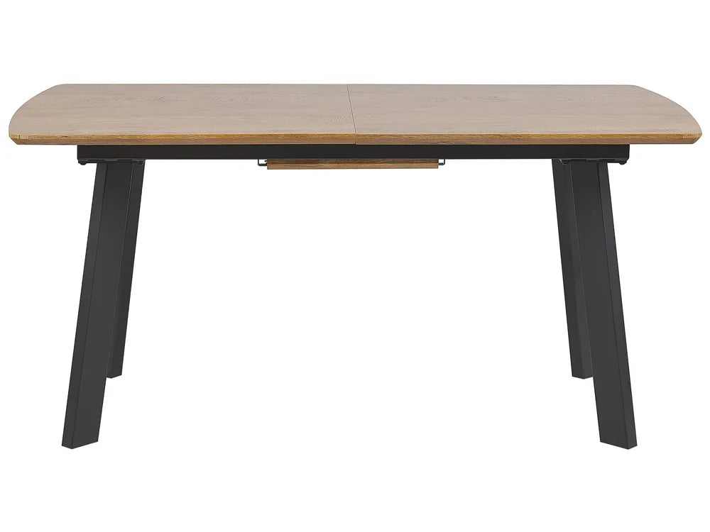 Extending Dining Table Dark Brown 160/200 cm 90 cm Sardinia