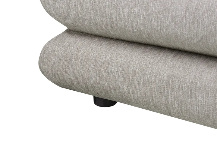 Waterbed Faux Linen 180 x 200 cm (EU Super King) Taupe Suhavi
