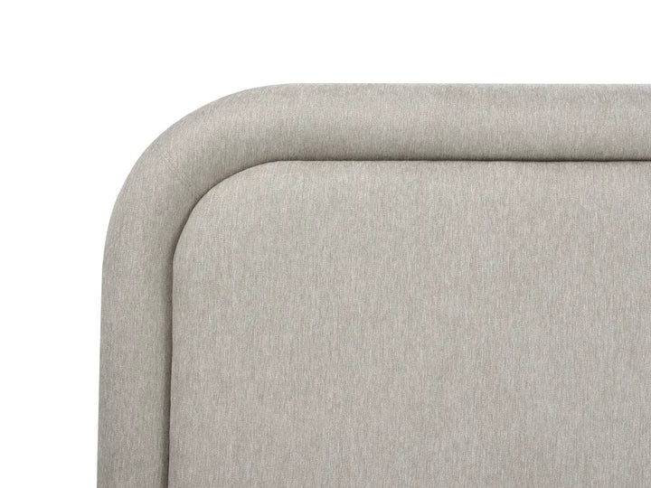 Waterbed Faux Linen 180 x 200 cm (EU Super King) Taupe Suhavi