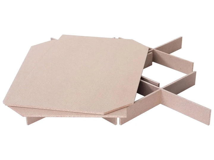 Waterbed Faux Linen 180 x 200 cm (EU Super King) Taupe Suhavi