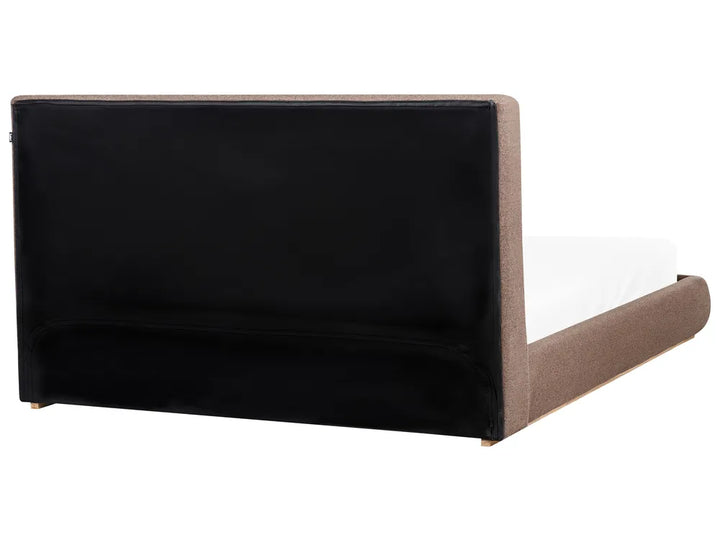 Ottoman Bed Fabric 180 x 200 cm (EU Super King) Dark Brown Rashay