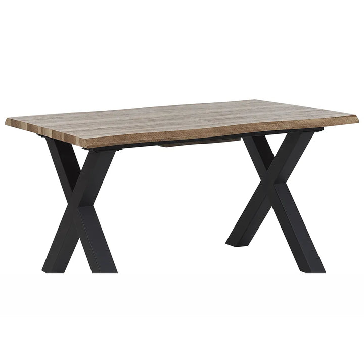 Extending Dining Table Dark Brown 140/180 cm 90 cm Madie