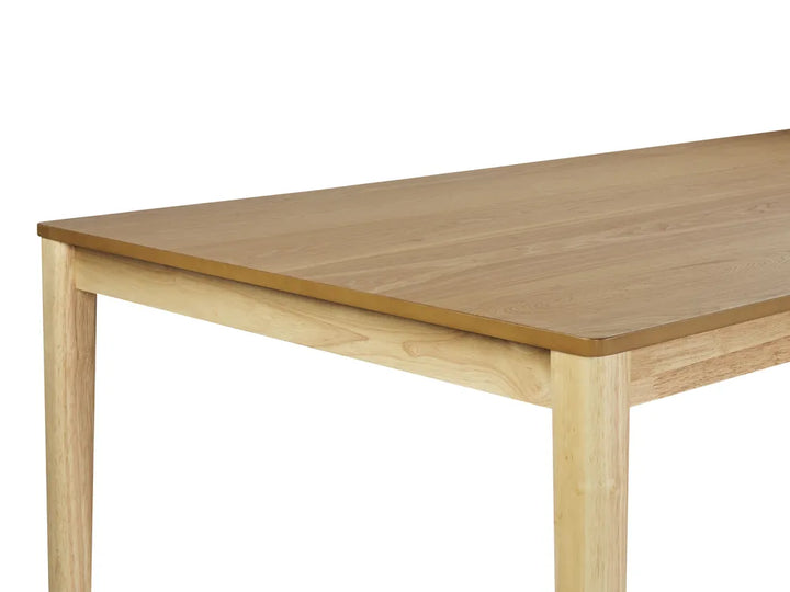 Dining Table Natural Ash Wood 200 cm 100 cm Gramercie