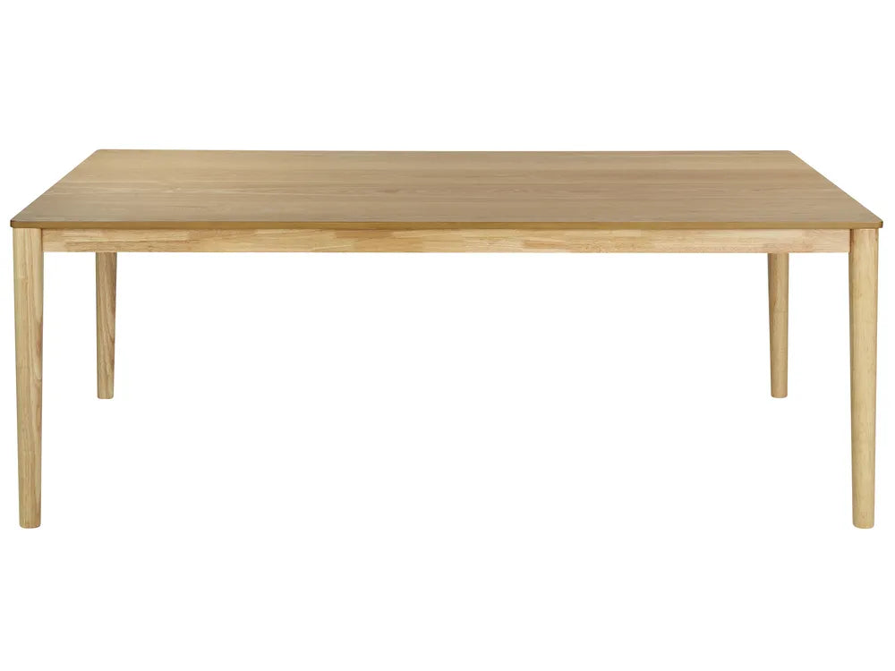 Dining Table Natural Ash Wood 200 cm 100 cm Gramercie