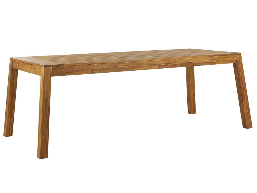 Livorno Garden Dining Table 210 cm 90 cm Acacia Wood Brown