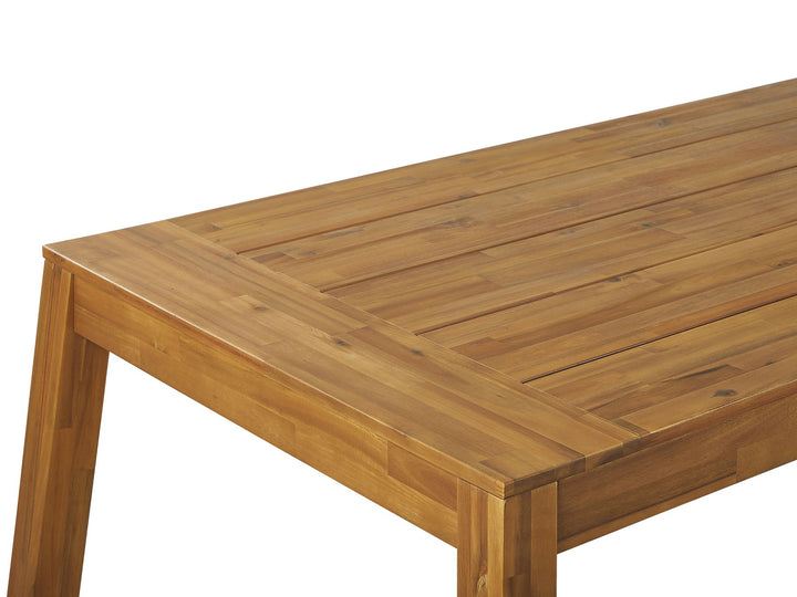 Livorno Garden Dining Table 210 cm 90 cm Acacia Wood Brown