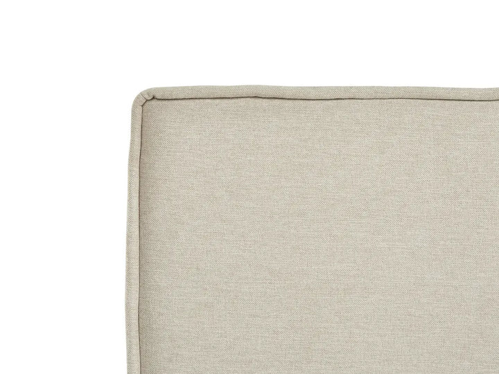 Divan Bed with Storage Fabric 180 x 200 cm (EU Super King) Beige Bastian