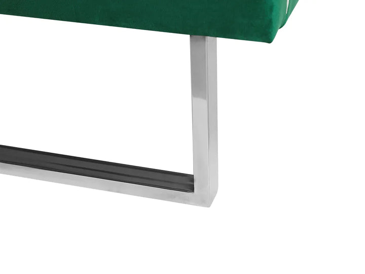 Bed Velvet 180 x 200 cm (EU Super King) Green Amison