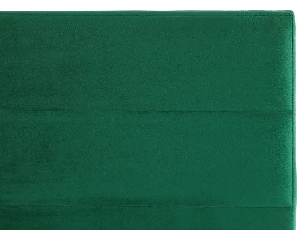 Bed Velvet 180 x 200 cm (EU Super King) Green Amison