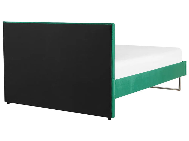 Bed Velvet 180 x 200 cm (EU Super King) Green Amison