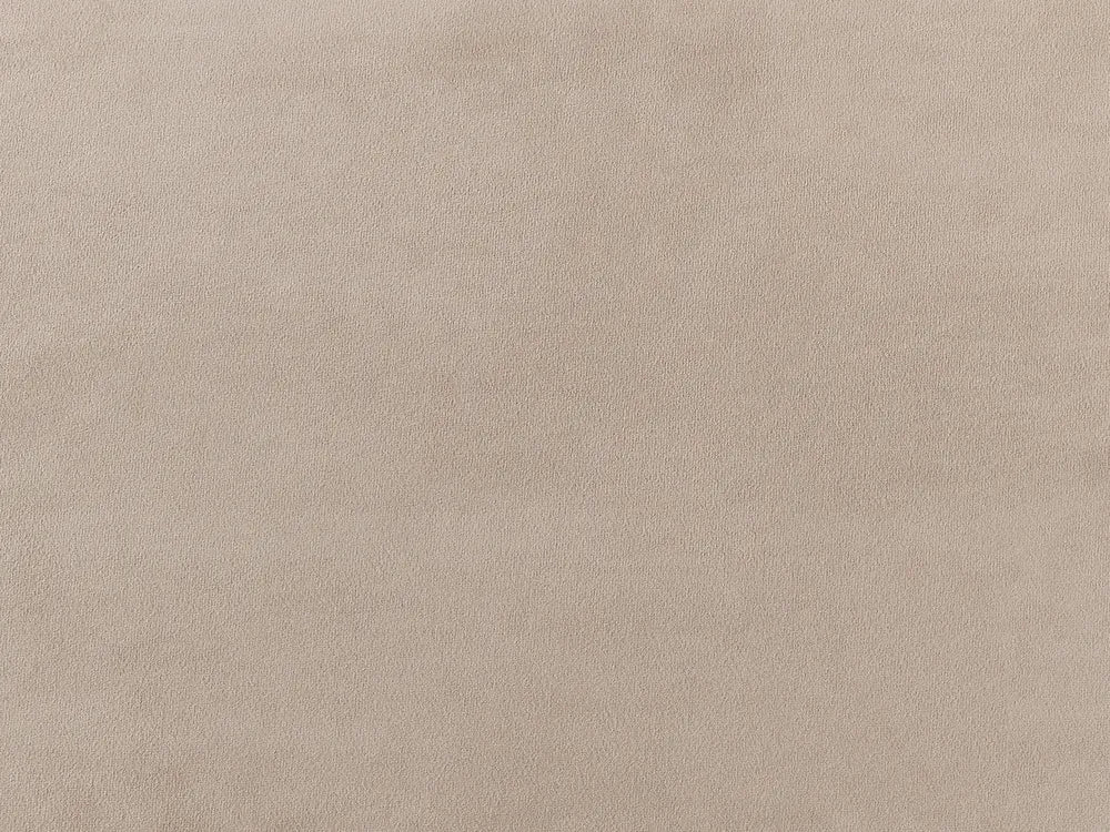Bed Velvet 140 x 200 cm (EU Double) Taupe Daphne