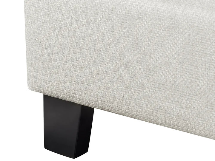 Bed without Headboard Fabric 140 x 200 cm (EU Double) Light Beige Noreno