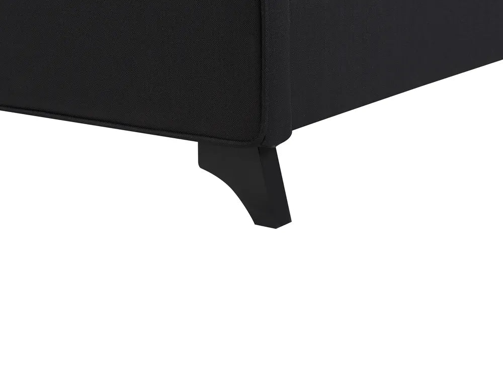 Bed Fabric 180 x 200 cm (EU Super King) Black Valor