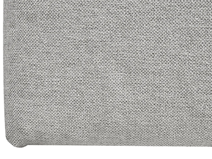 Divan Bed with Storage Fabric 160 x 200 cm (EU King Size) Light Grey
