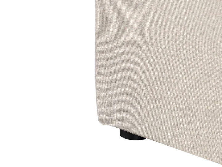 Ottoman Bed Fabric 160 x 200 cm (EU King Size) Beige Ambrey